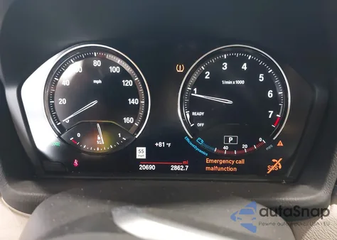 2020 BMW X1 Sdrive28I из США, поврежденный, VIN WBXJG7C02L5R42999